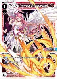 Azaela "Arrow of Courage" - Legendary DIVA - WIXOSS card