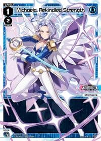 Michaela, Rekindled Strength - Legendary DIVA - WIXOSS card