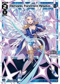 Michaela, Forefront Resolve - Legendary DIVA - WIXOSS card