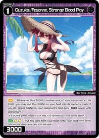 Guzuko//Fesonne, Strange Blood Play - Legendary DIVA - WIXOSS card