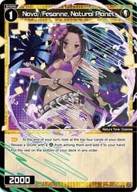 Nova//Fesonne, Natural Planet - Legendary DIVA - WIXOSS card