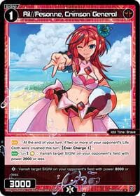 Ril//Fesonne, Crimson General - Legendary DIVA - WIXOSS card
