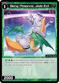 Bang//Fesonne, Jade Evil - Legendary DIVA - WIXOSS card