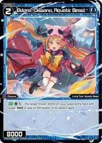 Eldora//Dissona, Aquatic Beast - Legendary DIVA - WIXOSS card