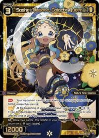 Sashe//Dissona, Galactic Queen - Legendary DIVA - WIXOSS card