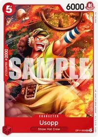 Usopp - A Fist of Divine Speed - One Piece Card Game card