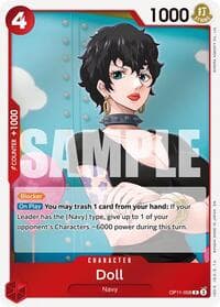Doll - A Fist of Divine Speed - One Piece Card Game card