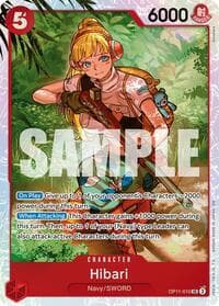 Hibari - A Fist of Divine Speed - One Piece Card Game card