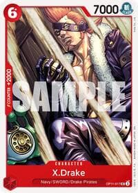 X.Drake - A Fist of Divine Speed - One Piece Card Game card
