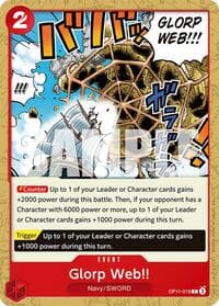 Glorp Web!! - A Fist of Divine Speed - One Piece Card Game card