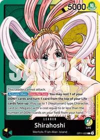Shirahoshi (022) - A Fist of Divine Speed - One Piece Card Game card