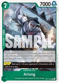 Arlong - A Fist of Divine Speed - One Piece Card Game card