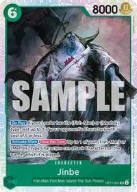 Jinbe (031) - A Fist of Divine Speed - One Piece Card Game card