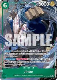 Jinbe (031) (Alternate Art) - A Fist of Divine Speed - One Piece Card Game card