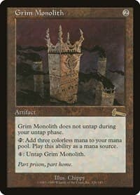 Grim Monolith - Urza's Legacy - Magic: The Gathering card