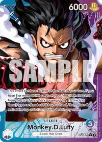 Monkey.D.Luffy (040) (Alternate Art) - A Fist of Divine Speed - One Piece Card Game card