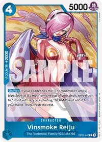 Vinsmoke Reiju - A Fist of Divine Speed - One Piece Card Game card