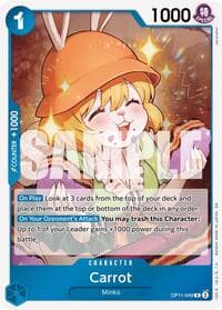 Carrot - A Fist of Divine Speed - One Piece Card Game card