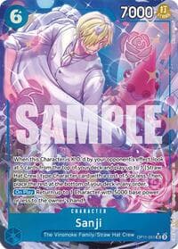 Sanji (Alternate Art) - A Fist of Divine Speed - One Piece Card Game card