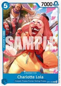Charlotte Lola - A Fist of Divine Speed - One Piece Card Game card