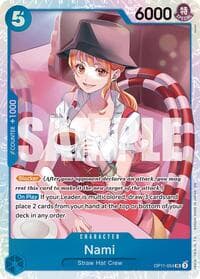 Nami (054) - A Fist of Divine Speed - One Piece Card Game card