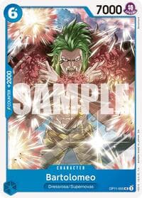 Bartolomeo - A Fist of Divine Speed - One Piece Card Game card