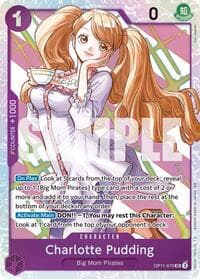 Charlotte Pudding - A Fist of Divine Speed - One Piece Card Game card