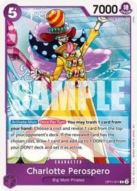 Charlotte Perospero - A Fist of Divine Speed - One Piece Card Game card