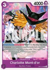 Charlotte Mont-d'or - A Fist of Divine Speed - One Piece Card Game card
