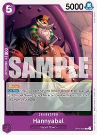 Hannyabal - A Fist of Divine Speed - One Piece Card Game card