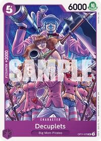 Decuplets - A Fist of Divine Speed - One Piece Card Game card