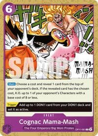 Cognac Mama-Mash - A Fist of Divine Speed - One Piece Card Game card