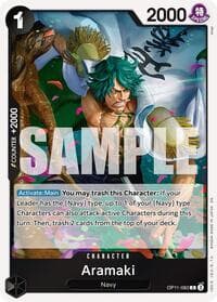 Aramaki - A Fist of Divine Speed - One Piece Card Game card