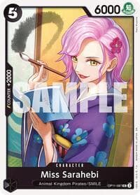 Miss Sarahebi - A Fist of Divine Speed - One Piece Card Game card