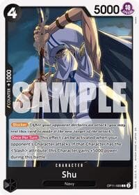Shu - A Fist of Divine Speed - One Piece Card Game card
