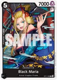 Black Maria - A Fist of Divine Speed - One Piece Card Game card