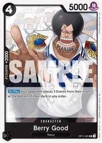 Berry Good - A Fist of Divine Speed - One Piece Card Game card