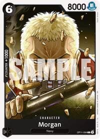 Morgan - A Fist of Divine Speed - One Piece Card Game card