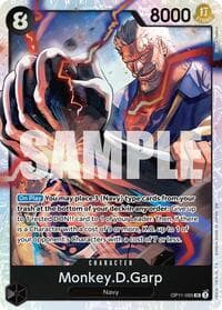 Monkey.D.Garp - A Fist of Divine Speed - One Piece Card Game card