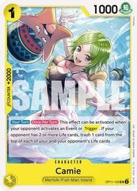 Camie - A Fist of Divine Speed - One Piece Card Game card