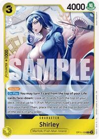 Shirley - A Fist of Divine Speed - One Piece Card Game card