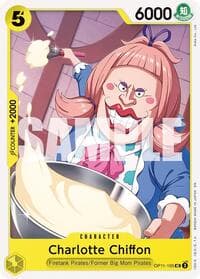 Charlotte Chiffon - A Fist of Divine Speed - One Piece Card Game card