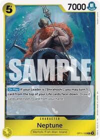 Neptune - A Fist of Divine Speed - One Piece Card Game card