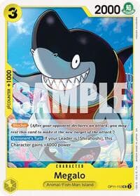 Megalo - A Fist of Divine Speed - One Piece Card Game card