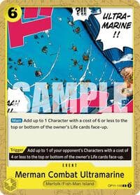 Merman Combat Ultramarine - A Fist of Divine Speed - One Piece Card Game card