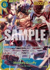 Monkey.D.Luffy (118) - A Fist of Divine Speed - One Piece Card Game card