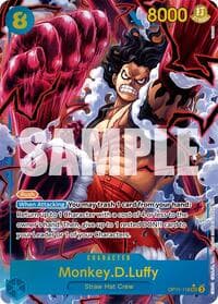 Monkey.D.Luffy (118) (Alternate Art) - A Fist of Divine Speed - One Piece Card Game card
