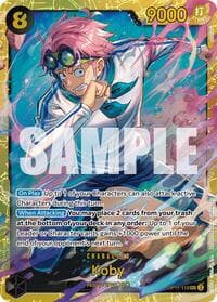 Koby (119) - A Fist of Divine Speed - One Piece Card Game card