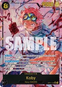 Koby (119) (Alternate Art) - A Fist of Divine Speed - One Piece Card Game card