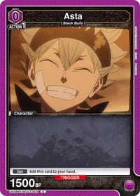 Asta (002) - UE08BT: Black Clover - Union Arena card